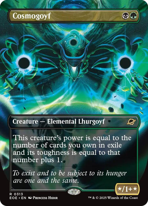 Image for Cosmogoyf (Borderless) (313) (Foil) [Edge of Eternities] - Magic: The Gathering
