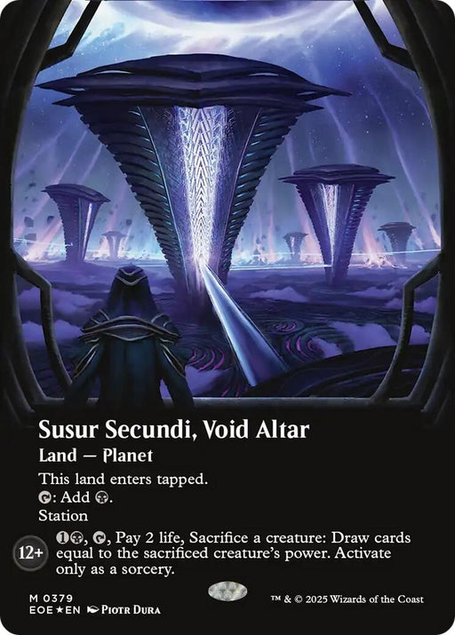 Image for Susur Secundi, Void Altar (Borderless) (Galaxy Foil) (379) (Foil) [Edge of Eternities] - Magic: The Gathering