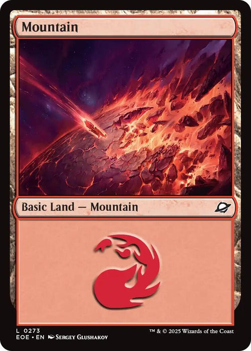 Image for Mountain (0273) (273) (Foil) [Edge of Eternities] - Magic: The Gathering
