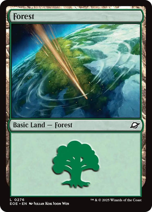 Image for Forest (0276) (276) (Foil) [Edge of Eternities] - Magic: The Gathering