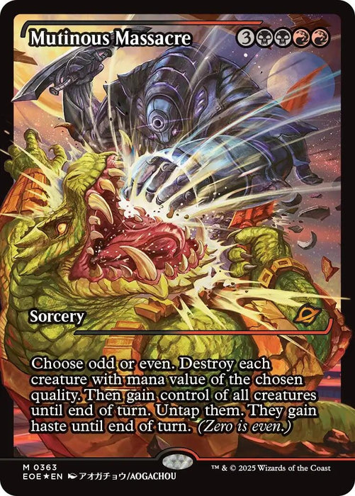 Image for Mutinous Massacre (Showcase) (363) (Foil) [Edge of Eternities] - Magic: The Gathering
