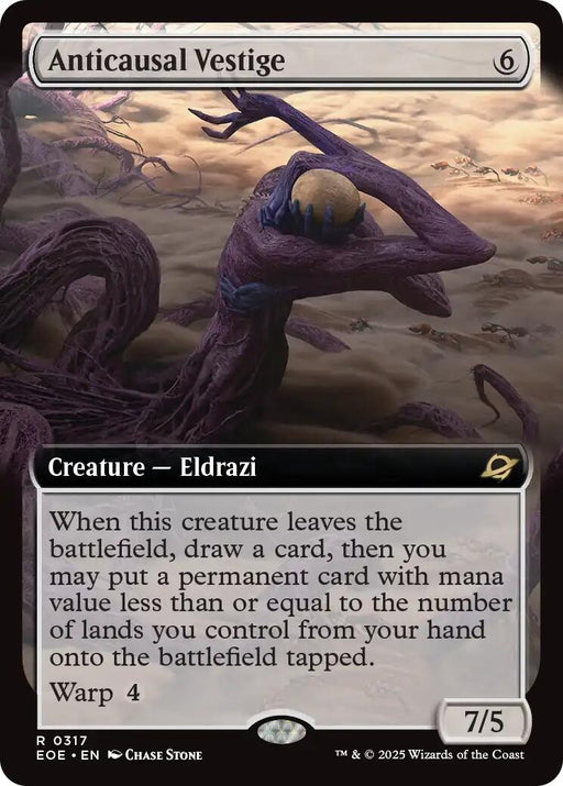 Image for Anticausal Vestige (Extended Art) (317) (Foil) [Edge of Eternities] - Magic: The Gathering