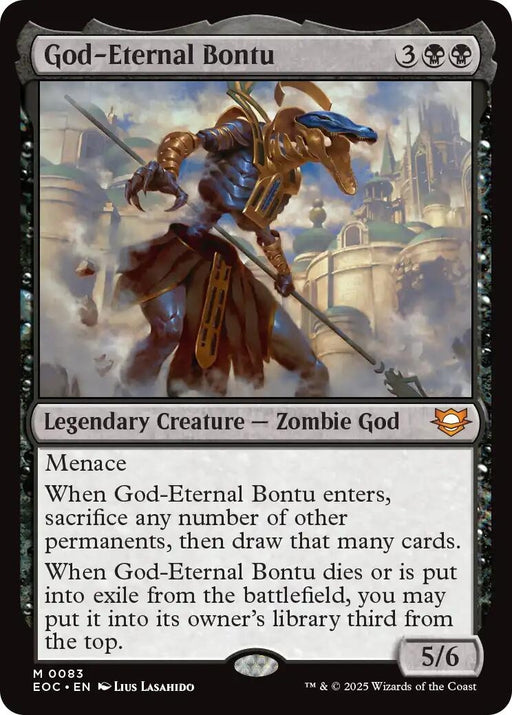 Image for God-Eternal Bontu (83) [Edge of Eternities] - Magic: The Gathering