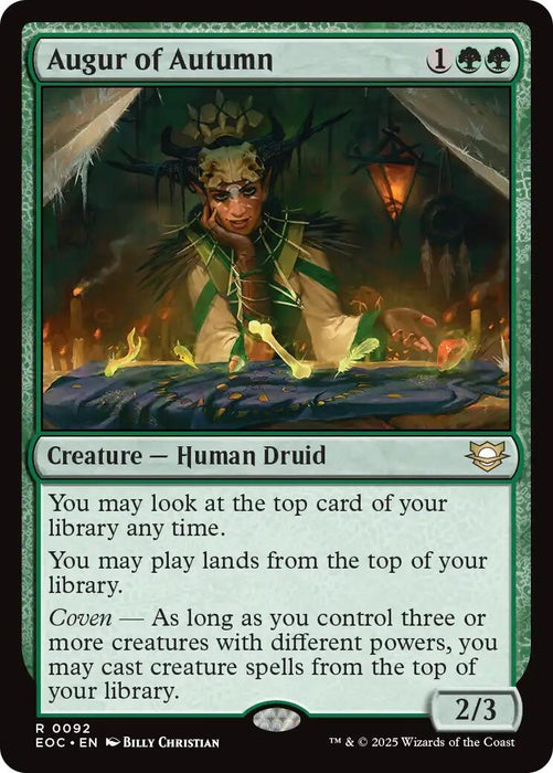 Image for Augur of Autumn (92) [Edge of Eternities] - Magic: The Gathering