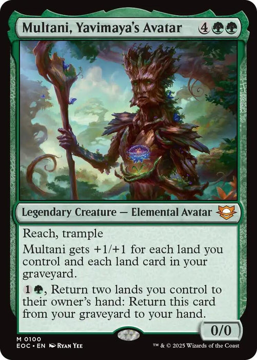 Image for Multani, Yavimaya's Avatar (100) [Edge of Eternities] - Magic: The Gathering