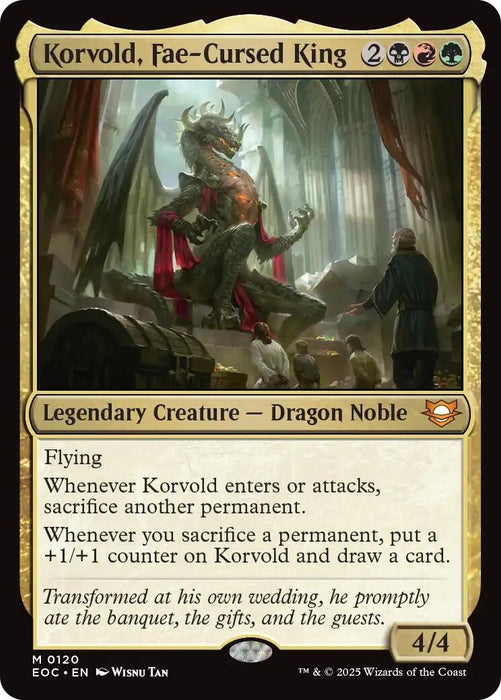 Image for Korvold, Fae-Cursed King (120) [Edge of Eternities] - Magic: The Gathering