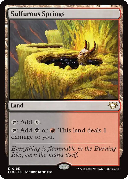 Image for Sulfurous Springs (185) [Edge of Eternities] - Magic: The Gathering