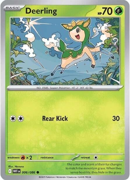 Image for Deerling (006/086) (Reverse Holofoil) [SV: White Flare] - Pokemon