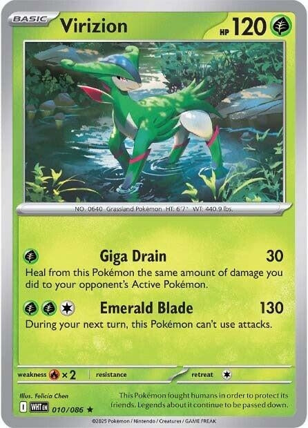 Image for Virizion (010/086) (Holofoil) [SV: White Flare] - Pokemon