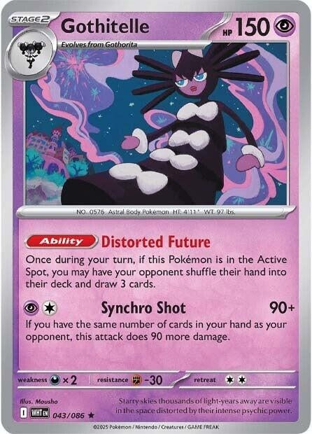 Gothitelle (043/086) (Holofoil) [SV: White Flare]
