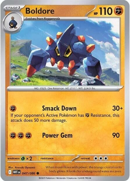 Image for Boldore (047/086) (Reverse Holofoil) [SV: White Flare] - Pokemon