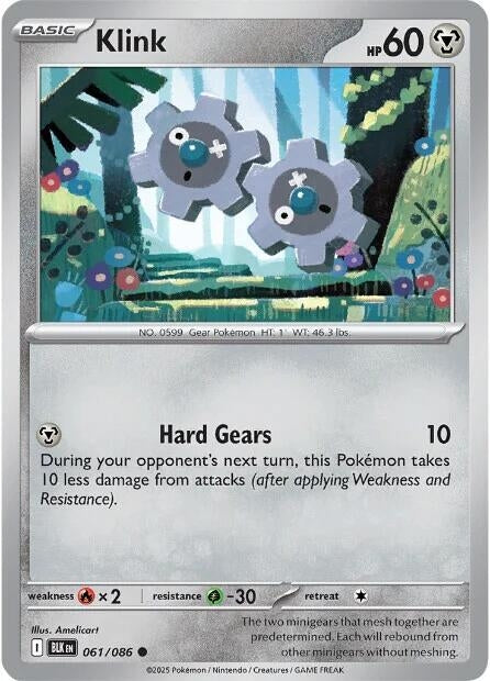 Klink (061/086) (Reverse Holofoil) [SV: Black Bolt]
