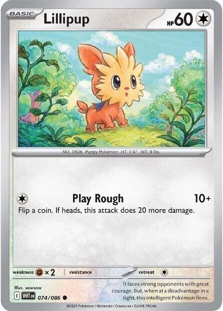 Image for Lillipup (074/086) (Reverse Holofoil) [SV: White Flare] - Pokemon