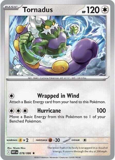 Image for Tornadus (078/086) (Holofoil) [SV: White Flare] - Pokemon