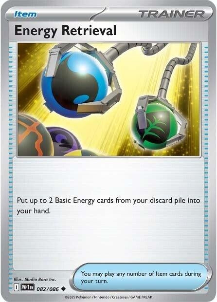 Energy Retrieval (082/086) (Reverse Holofoil) [SV: White Flare]