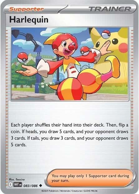 Image for Harlequin (083/086) (Reverse Holofoil) [SV: White Flare] - Pokemon