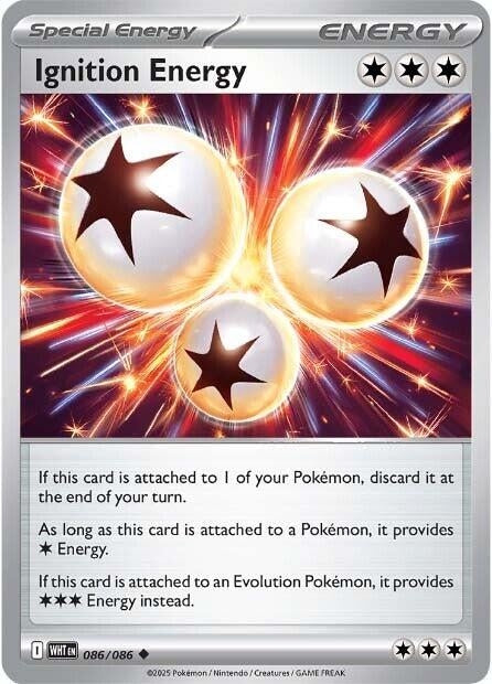 Ignition Energy (086/086) (Reverse Holofoil) [SV: White Flare]