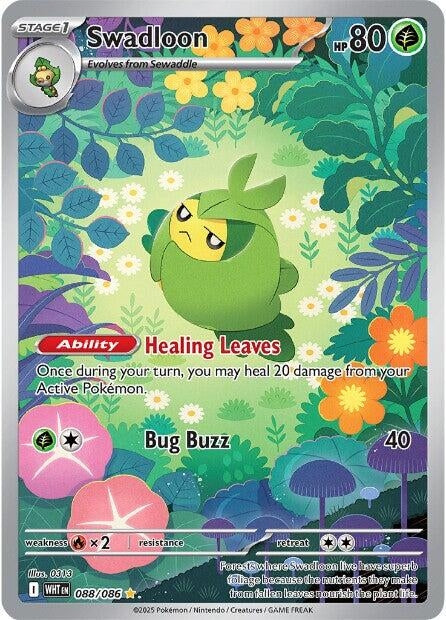 Image for Swadloon (088/086) (Holofoil) [SV: White Flare] - Pokemon