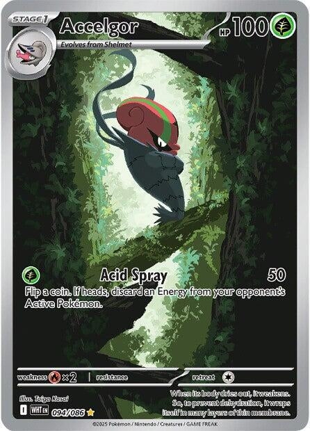 Image for Accelgor (094/086) (Holofoil) [SV: White Flare] - Pokemon