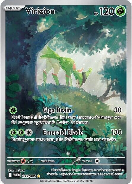 Image for Virizion (095/086) (Holofoil) [SV: White Flare] - Pokemon