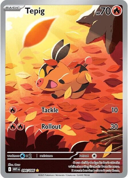 Image for Tepig (096/086) (Holofoil) [SV: White Flare] - Pokemon