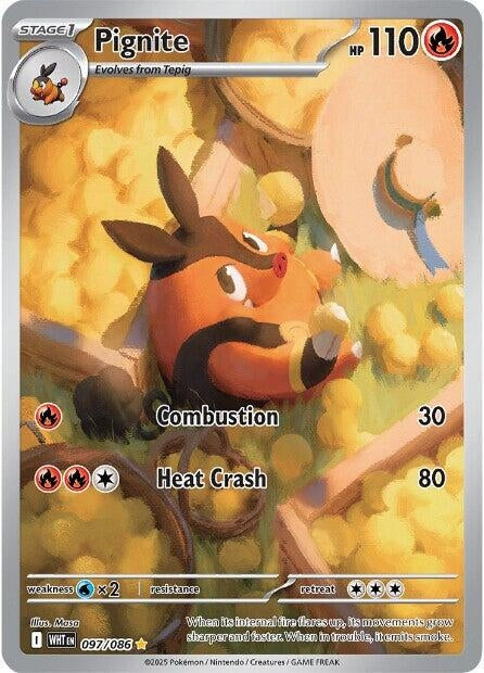 Image for Pignite (097/086) (Holofoil) [SV: White Flare] - Pokemon