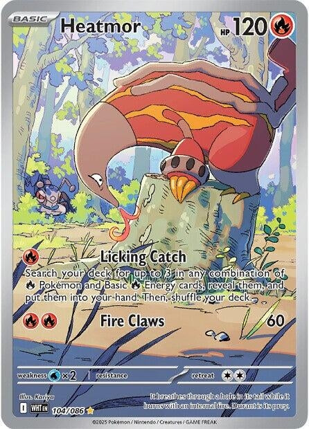 Image for Heatmor (104/086) (Holofoil) [SV: White Flare] - Pokemon