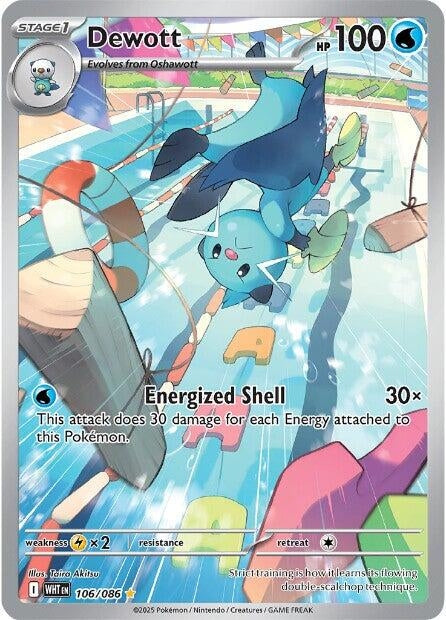 Image for Dewott (106/086) (Holofoil) [SV: White Flare] - Pokemon