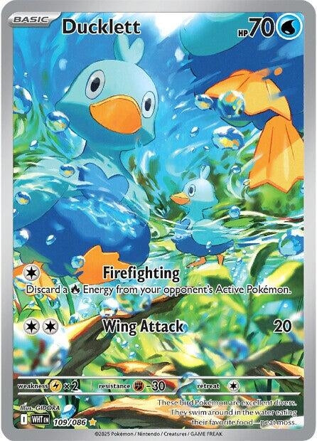 Image for Ducklett (109/086) (Holofoil) [SV: White Flare] - Pokemon