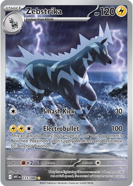 Image for Zebstrika (115/086) (Holofoil) [SV: White Flare] - Pokemon