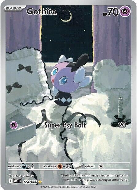 Image for Gothita (124/086) (Holofoil) [SV: White Flare] - Pokemon
