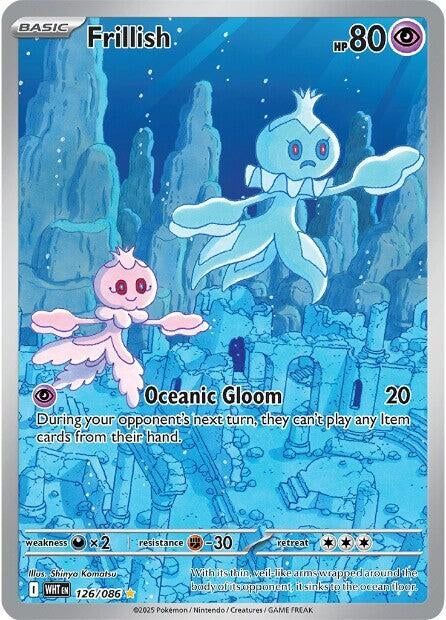 Image for Frillish (126/086) (Holofoil) [SV: White Flare] - Pokemon