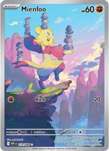 Image for Mienfoo (133/086) (Holofoil) [SV: White Flare] - Pokemon