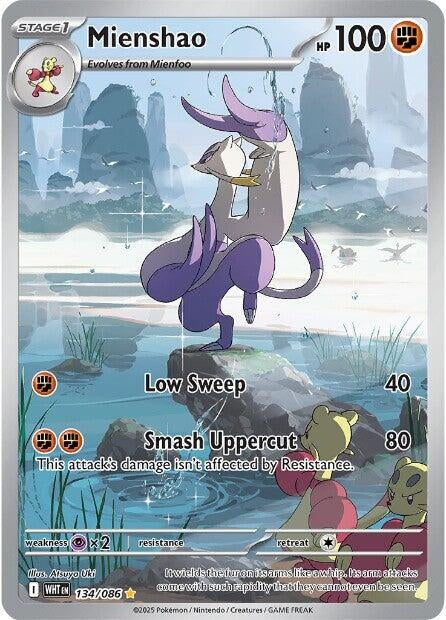 Image for Mienshao (134/086) (Holofoil) [SV: White Flare] - Pokemon