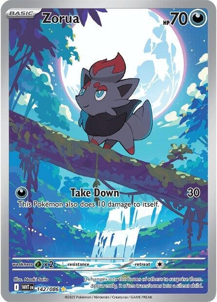 Image for Zorua (142/086) (Holofoil) [SV: White Flare] - Pokemon