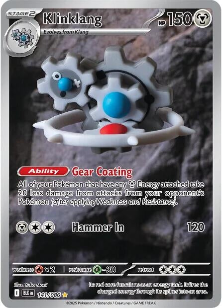Image for Klinklang (141/086) (Holofoil) [SV: Black Bolt] - Pokemon