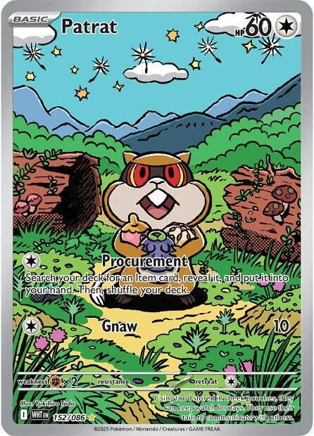 Image for Patrat (152/086) (Holofoil) [SV: White Flare] - Pokemon
