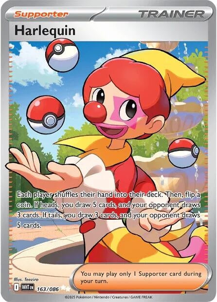 Image for Harlequin (163/086) (Holofoil) [SV: White Flare] - Pokemon