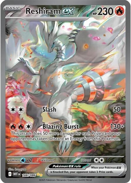 Image for Reshiram ex (166/086) (Holofoil) [SV: White Flare] - Pokemon