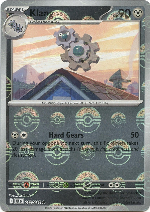 Klang (Poke Ball Pattern) (062/086) (Holofoil) [SV: Black Bolt]