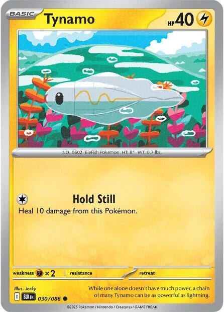 Image for Tynamo (030/086) (Reverse Holofoil) [SV: Black Bolt] - Pokemon