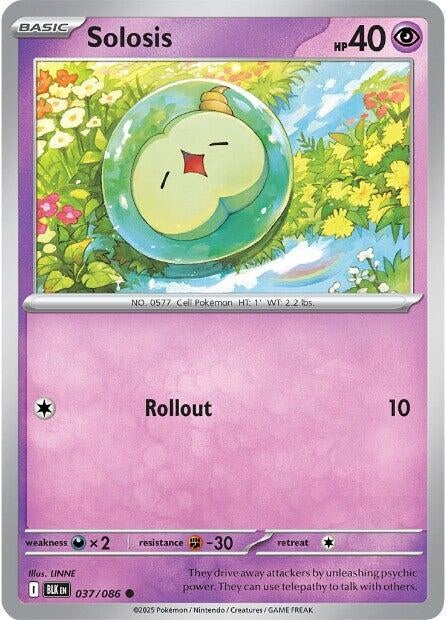 Image for Solosis (037/086) (Reverse Holofoil) [SV: Black Bolt] - Pokemon