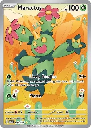 Maractus (093/086) (Holofoil) [SV: Black Bolt]