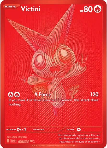Image for Victini (171/086) (Holofoil) [SV: Black Bolt] - Pokemon