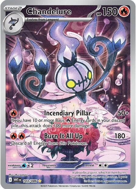 Image for Chandelure (103/086) (Holofoil) [SV: White Flare] - Pokemon