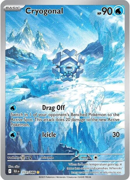 Image for Cryogonal (111/086) (Holofoil) [SV: Black Bolt] - Pokemon