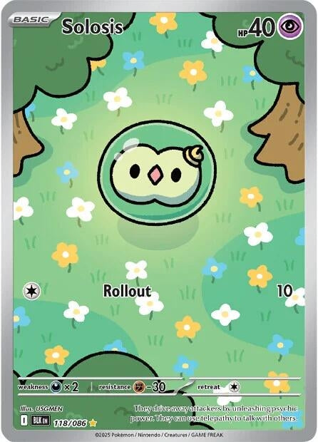 Image for Solosis (118/086) (Holofoil) [SV: Black Bolt] - Pokemon
