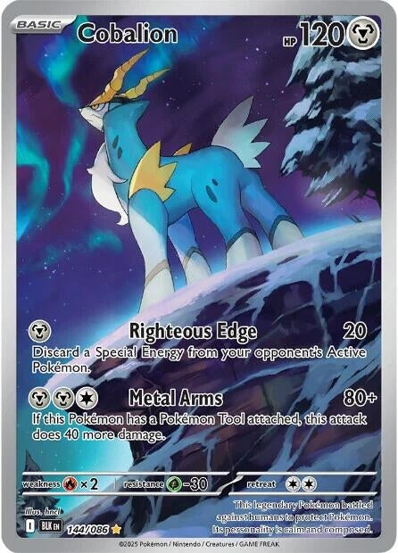 Image for Cobalion (144/086) (Holofoil) [SV: Black Bolt] - Pokemon