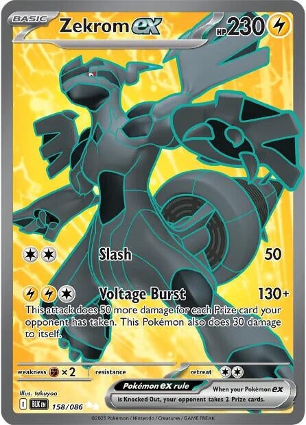 Image for Zekrom ex (158/086) (Holofoil) [SV: Black Bolt] - Pokemon
