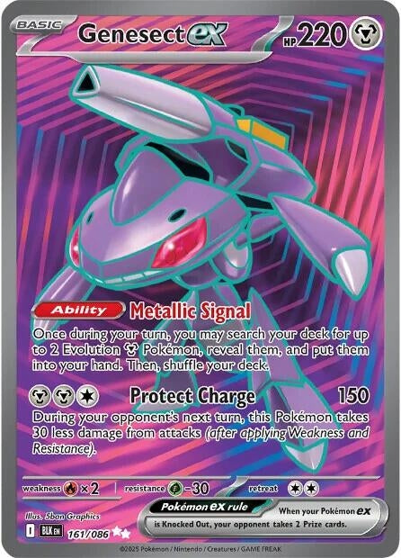 Image for Genesect ex (161/086) (Holofoil) [SV: Black Bolt] - Pokemon
